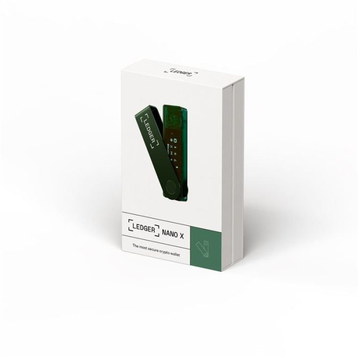 Кошелек для криптовалют Ledger Nano X Emerald Green