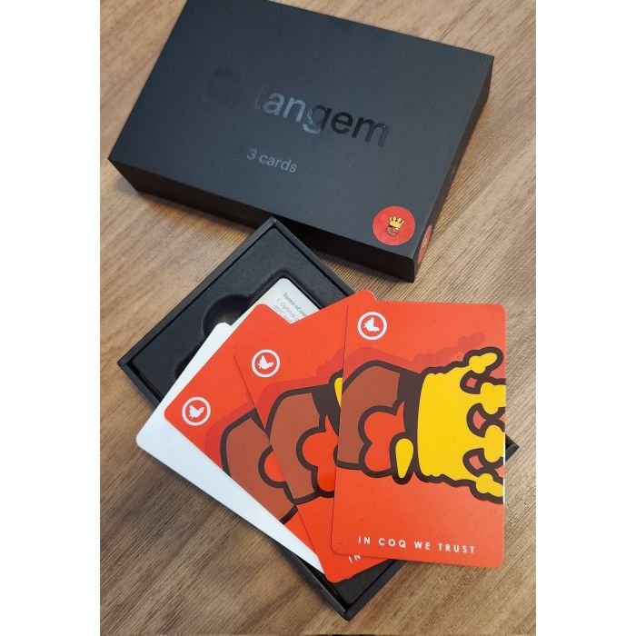 Криптокошелек Tangem Wallet 2.0 COQ на 3 карты