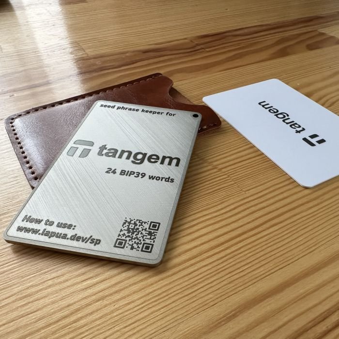 Мнемонический планшет Lapua Dev Seed phrase keeper for Tangem