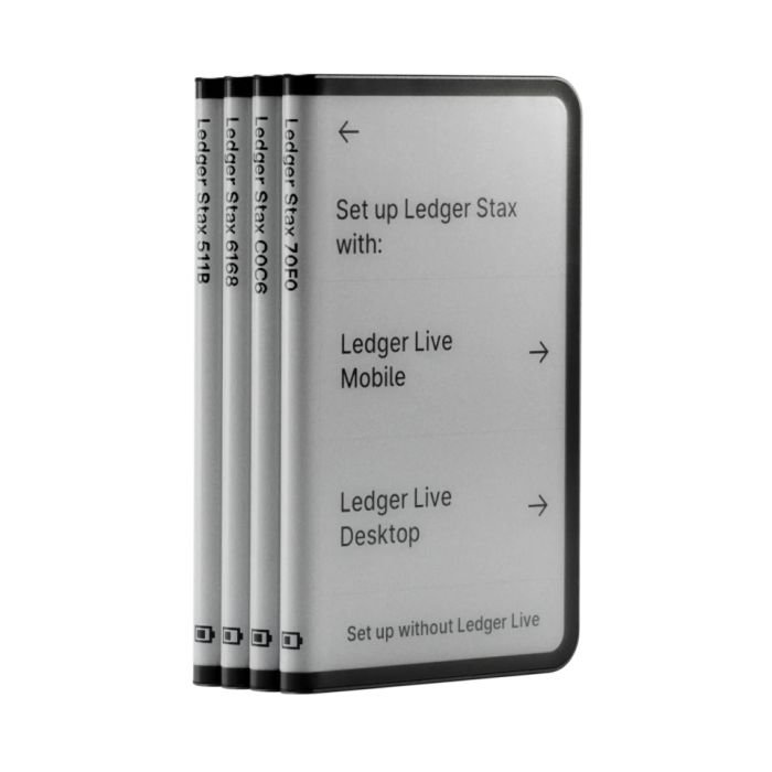 Криптокошелек Ledger Stax с чехлом Magnet Shell Black (LDGRSTX)