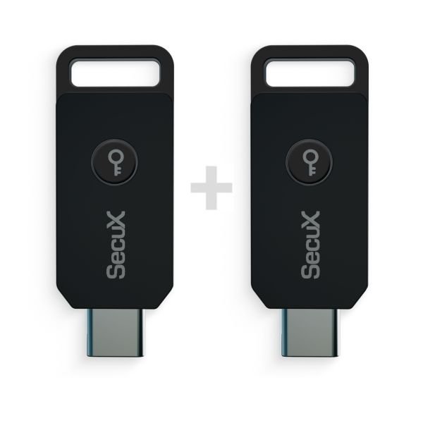 Аппаратные ключи PUFido Clife Key (2FA) сертифицирован FIDO2, USB Type-C набор из 2шт (B0F32FWR2N-2)