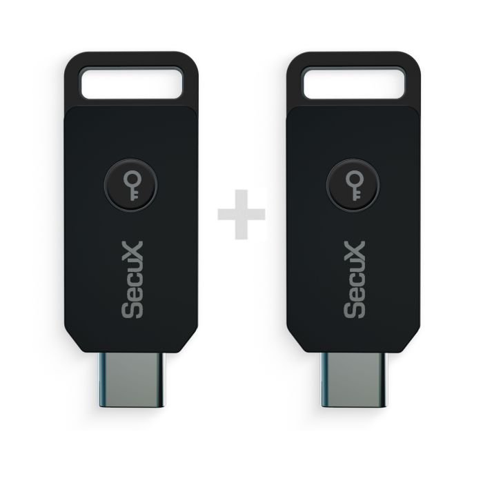 Аппаратные ключи PUFido Clife Key (2FA) сертифицирован FIDO2, USB Type-C набор из 2шт (B0F32FWR2N-2)