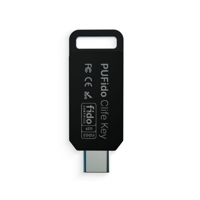 Аппаратные ключи PUFido Clife Key (2FA) сертифицирован FIDO2, USB Type-C набор из 2шт (B0F32FWR2N-2)