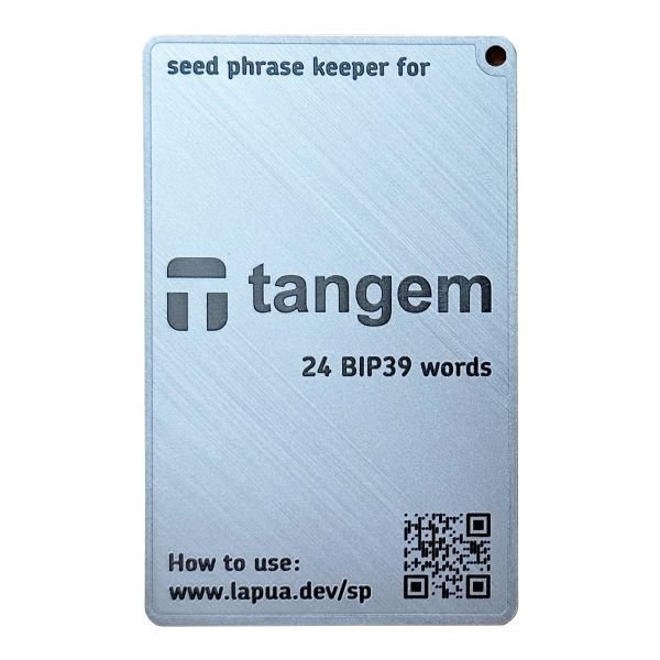 Мнемонический планшет Lapua Dev Seed phrase keeper for Tangem